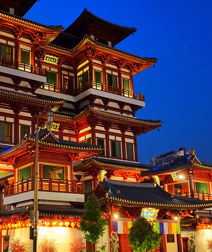 新加坡佛牙寺      