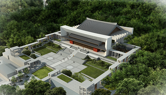 南海佛学院中轴线建筑群