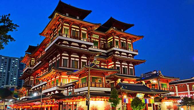 新加坡佛牙寺      