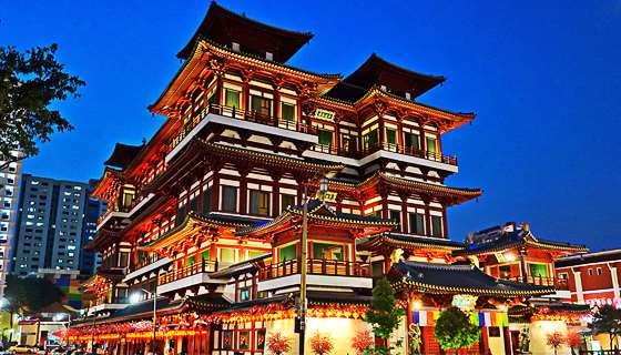 新加坡佛牙寺      
