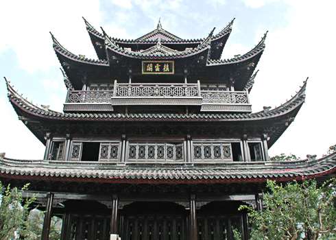 临海骆宾王祠樵云阁
